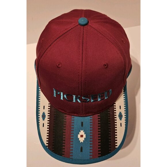 Pickseed Hat Multi Color Strapback Baseball Cap - Picture 6 of 9